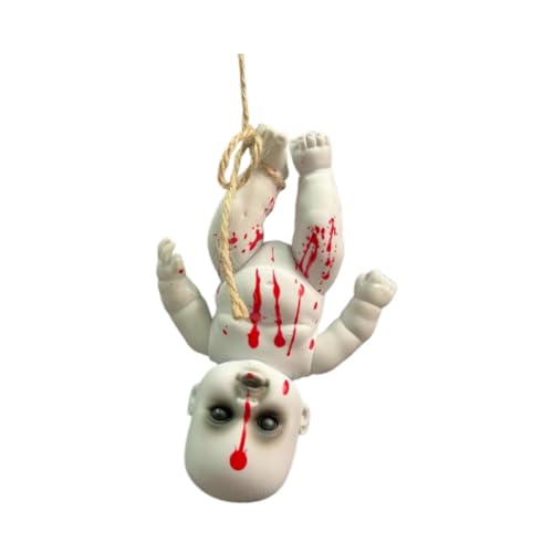 TTETTZ Gruselpuppe Halloween Deko Unheimliche Puppe mit Einzigartigem Design für Haus Und Garten, Junge Klein TTETTZ Gruselpuppe Halloween Deko Unheimliche Puppe mit Einzigartigem Design für Haus Und Garten, Junge Klein von TTETTZ