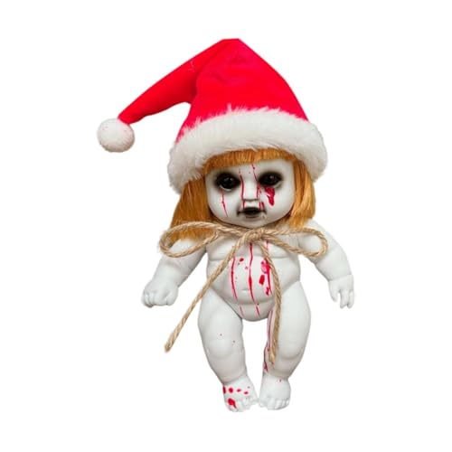 TTETTZ Gruselpuppe Halloween Deko Unheimliche Puppe mit Einzigartigem Design für Haus Und Garten, Weihnachtsmädchen Groß TTETTZ Gruselpuppe Halloween Deko Unheimliche Puppe mit Einzigartigem Design für Haus Und Garten, Weihnachtsmädchen Groß von TTETTZ