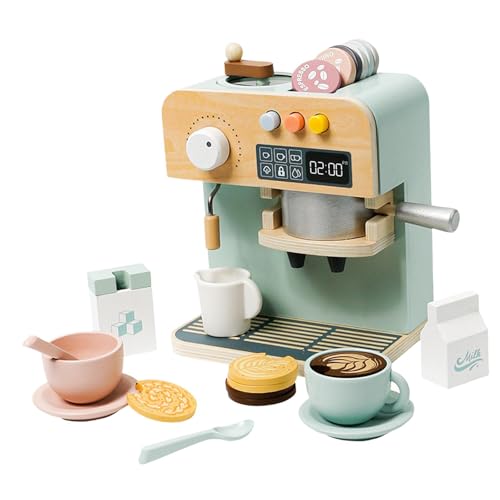 TTETTZ Kinder Kaffeemaschine Spielzeugkaffeemaschine Set für Kinder für Geburtstagsgeschenke Kleinkinder von TTETTZ