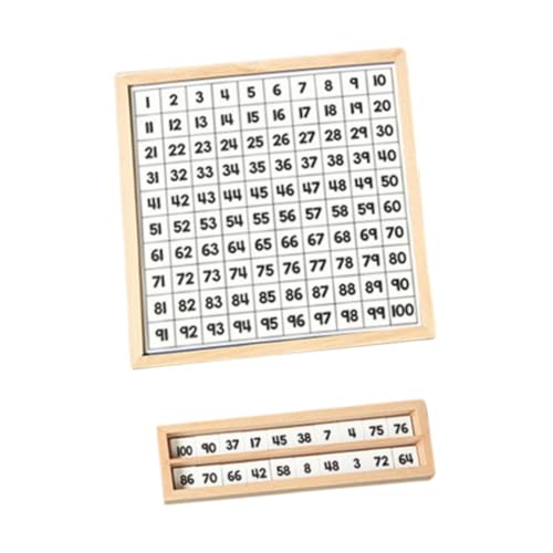 TTETTZ Math Learning 1 100 Number Board Educational Hundert Brettspielspielzeuglehre TTETTZ Math Learning 1 100 Number Board Educational Hundert Brettspielspielzeuglehre von TTETTZ