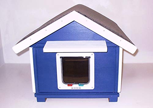 TTF Katzenhaus Outdoor Boden isoliert mit Katzenklappe von Dttra