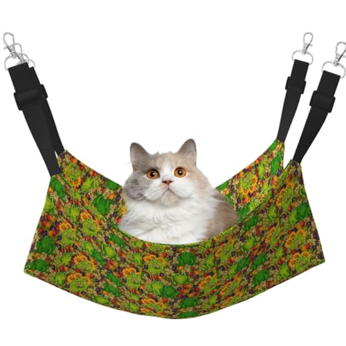 TTIGLHOH Frosch-Hängematte für Katzen, Frettchen, weiches Bett, geeignet für Haustiere, Meerschweinchen, Hamster, Kätzchen TTIGLHOH Frosch-Hängematte für Katzen, Frettchen, weiches Bett, geeignet für Haustiere, Meerschweinchen, Hamster, Kätzchen von TTIGLHOH