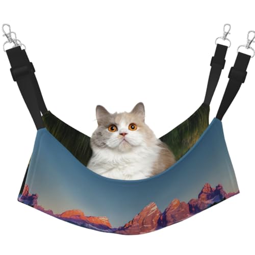TTIGLHOH Grand Teton National Park Haustier-Hängematte für Katzen, Frettchen, weiches Bett, geeignet für Haustiere, Meerschweinchen, Hamster, Kätzchen TTIGLHOH Grand Teton National Park Haustier-Hängematte für Katzen, Frettchen, weiches Bett, geeignet für Haustiere, Meerschweinchen, Hamster, Kätzchen von TTIGLHOH