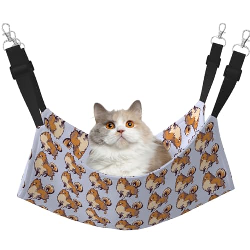 TTIGLHOH Hängematte für Hunde, Katzen, Frettchen, weiches Bett, geeignet für Haustiere, Meerschweinchen, Hamster, Kätzchen TTIGLHOH Hängematte für Hunde, Katzen, Frettchen, weiches Bett, geeignet für Haustiere, Meerschweinchen, Hamster, Kätzchen von TTIGLHOH