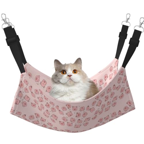 TTIGLHOH Haustier-Hängematte für Katzen, Frettchen, weiches Bett, geeignet für Haustiere, Meerschweinchen, Hamster, Kätzchen, Rosa TTIGLHOH Haustier-Hängematte für Katzen, Frettchen, weiches Bett, geeignet für Haustiere, Meerschweinchen, Hamster, Kätzchen, Rosa von TTIGLHOH