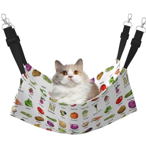 TTIGLHOH Haustier-Hängematte für Katzen, Frettchen, weiches Bett, geeignet für Haustiere, Meerschweinchen, Hamster, Kätzchen TTIGLHOH Haustier-Hängematte für Katzen, Frettchen, weiches Bett, geeignet für Haustiere, Meerschweinchen, Hamster, Kätzchen von TTIGLHOH
