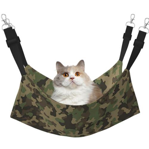 TTIGLHOH Haustier-Hängematte für Katzen, Frettchen, weiches Bett, geeignet für Meerschweinchen, Hamster, Kätzchen, Grün TTIGLHOH Haustier-Hängematte für Katzen, Frettchen, weiches Bett, geeignet für Meerschweinchen, Hamster, Kätzchen, Grün von TTIGLHOH