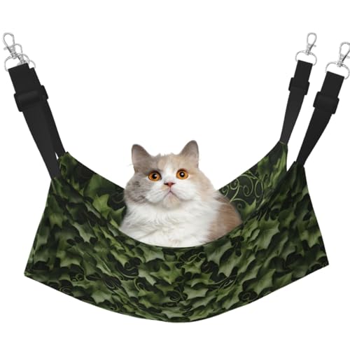 TTIGLHOH Haustier-Hängematte mit floralen Wirbeln, Efeu, für Katzen, Frettchen, weiches Bett, geeignet für Haustiere, Meerschweinchen, Hamster, Kätzchen TTIGLHOH Haustier-Hängematte mit floralen Wirbeln, Efeu, für Katzen, Frettchen, weiches Bett, geeignet für Haustiere, Meerschweinchen, Hamster, Kätzchen von TTIGLHOH
