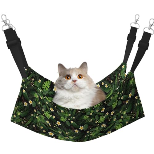 TTIGLHOH Hawaiianische Haustier-Hängematte für Katzen, Frettchen, weiches Bett, geeignet für Haustiere, Meerschweinchen, Hamster, Kätzchen TTIGLHOH Hawaiianische Haustier-Hängematte für Katzen, Frettchen, weiches Bett, geeignet für Haustiere, Meerschweinchen, Hamster, Kätzchen von TTIGLHOH
