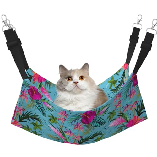 TTIGLHOH Hello Hawaii Haustier-Hängematte für Katzen, Frettchen, weiches Bett, geeignet für Haustiere, Meerschweinchen, Hamster, Kätzchen TTIGLHOH Hello Hawaii Haustier-Hängematte für Katzen, Frettchen, weiches Bett, geeignet für Haustiere, Meerschweinchen, Hamster, Kätzchen von TTIGLHOH