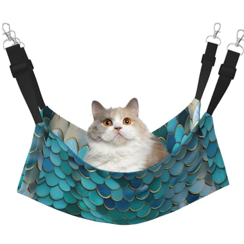 TTIGLHOH Meerjungfrauen-Hängematte für Haustiere, Katzen, Frettchen, weiches Bett, geeignet für Haustiere, Meerschweinchen, Hamster, Kätzchen von TTIGLHOH