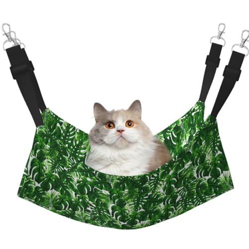 TTIGLHOH Monstera Deliciosa Hängematte für Haustiere, Bananenpalme, für Katzen, Frettchen, weiches Bett, geeignet für Haustiere, Meerschweinchen, Hamster, Kätzchen TTIGLHOH Monstera Deliciosa Hängematte für Haustiere, Bananenpalme, für Katzen, Frettchen, weiches Bett, geeignet für Haustiere, Meerschweinchen, Hamster, Kätzchen von TTIGLHOH