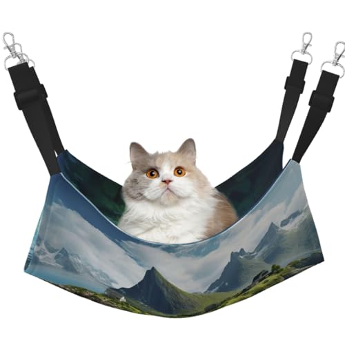 TTIGLHOH Norway Islands Haustier-Hängematte für Katzen, Frettchen, weiches Bett, geeignet für Haustiere, Meerschweinchen, Hamster, Kätzchen TTIGLHOH Norway Islands Haustier-Hängematte für Katzen, Frettchen, weiches Bett, geeignet für Haustiere, Meerschweinchen, Hamster, Kätzchen von TTIGLHOH