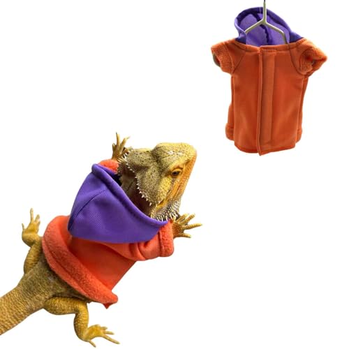 Bearded Dragons Hoodie & Sweater - Handgefertigter, verstellbarer Pullover, Reptilienjacke, Hemd zum Hautschutz, Kleintierkostüm, Bekleidung für Eidechse, Bartagame, Meerschweinchen, Frettchen Bearded Dragons Hoodie & Sweater - Handgefertigter, verstellbarer Pullover, Reptilienjacke, Hemd zum Hautschutz, Kleintierkostüm, Bekleidung für Eidechse, Bartagame, Meerschweinchen, Frettchen von TTMIMIK
