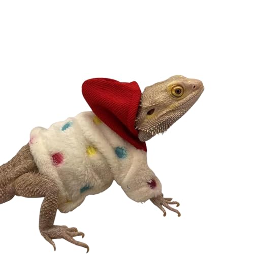 Bearded Dragons Pullover Hoodie Sweatshirt - Handgefertigter verstellbarer Pullover Reptilienjacke Hautschutzshirt Kleintierkostüm Bartagamenechse Bekleidung Bearded Dragons Pullover Hoodie Sweatshirt - Handgefertigter verstellbarer Pullover Reptilienjacke Hautschutzshirt Kleintierkostüm Bartagamenechse Bekleidung von TTMIMIK