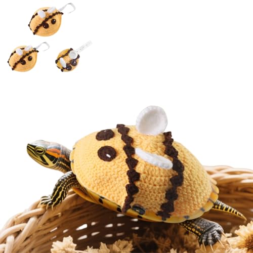 Turtle Sweater Handmade Small Animal Sweater Winter Knitted Sweater with Adjustable Strap Tortoise Apparel for Christmas Halloween Party Cosplay Costume Photo Shoot (Medium) von TTMIMIK
