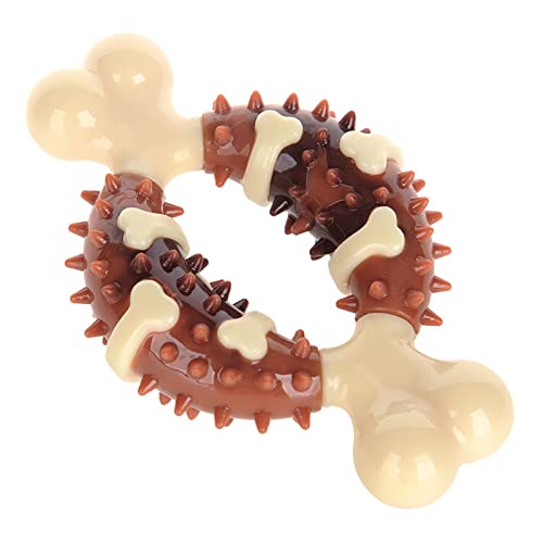 TTTLLNN Knochen-Kauspielzeug für Hunde, ergonomisches Kauspielzeug für Hunde, verbessert die Hygiene für aggressive Kauer, Haustiere TTTLLNN Knochen-Kauspielzeug für Hunde, ergonomisches Kauspielzeug für Hunde, verbessert die Hygiene für aggressive Kauer, Haustiere von TTTLLNN