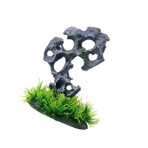 TTTLLNN Landschaftssteinlandschaft, Aquarium-Dekorationen für Aquarien, Terrarien, Garnelen, Gras, Felsen TTTLLNN Landschaftssteinlandschaft, Aquarium-Dekorationen für Aquarien, Terrarien, Garnelen, Gras, Felsen von TTTLLNN