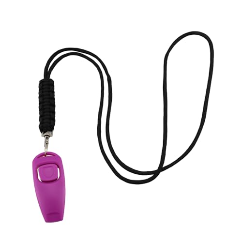 TTTLLNN Profi Hundepfeifen mit Clicker Gerät Praktische Hundetraining Pfeifen mit Umhängeband für Outdoor Indoor TTTLLNN Profi Hundepfeifen mit Clicker Gerät Praktische Hundetraining Pfeifen mit Umhängeband für Outdoor Indoor von TTTLLNN