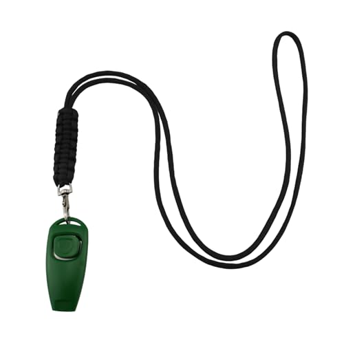 TTTLLNN Profi Hundepfeifen mit Clicker Gerät Praktische Hundetraining Pfeifen mit Umhängeband für Outdoor Indoor TTTLLNN Profi Hundepfeifen mit Clicker Gerät Praktische Hundetraining Pfeifen mit Umhängeband für Outdoor Indoor von TTTLLNN