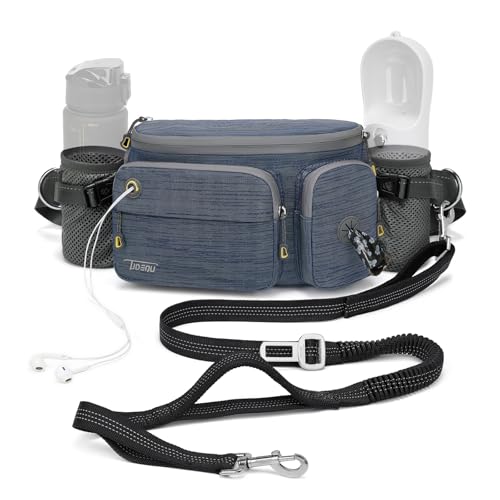 TUDEQU Hand Free Dog Leash with Waist Pack von TUDEQU