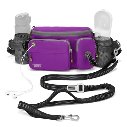 TUDEQU Hand Free Dog Leash with Waist Pack von TUDEQU