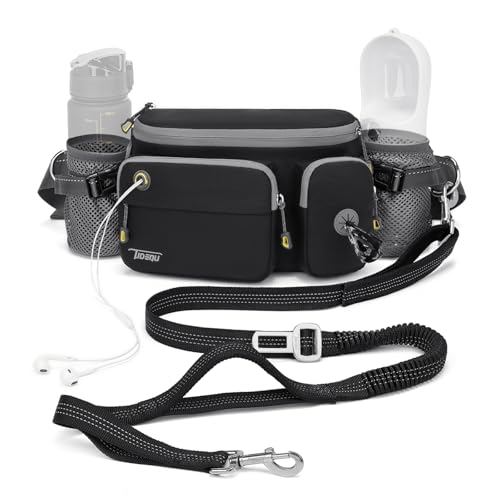 TUDEQU Hand Free Dog Leash with Waist Pack von TUDEQU