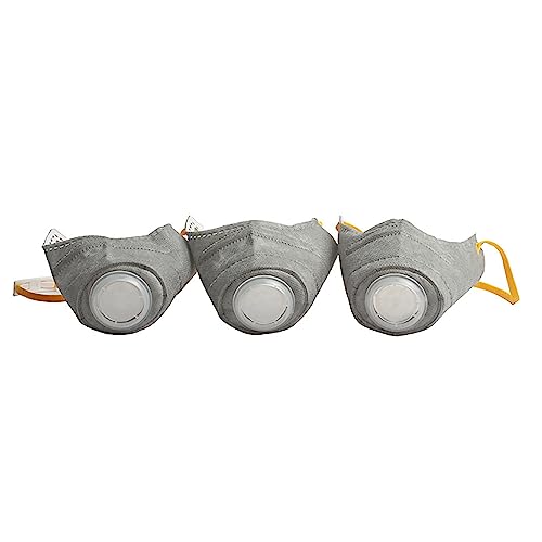 TUDUZ 3PCS verstellbare Atemschutzmaske für Hunde, atmungsaktiv, für Hundemaulkorb, schützendes Haustier Hundehalsband Mit Namen (Grey, M) von TUDUZ