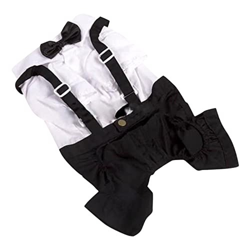 TUDUZ Haustier Hund Krawatte Hochzeitsanzug Kleidung Hundekleidung Zubehör Sommer Atmungsaktive Haustierkleidung für die Hochzeit Kleine Hunde Latzhose TUDUZ Haustier Hund Krawatte Hochzeitsanzug Kleidung Hundekleidung Zubehör Sommer Atmungsaktive Haustierkleidung für die Hochzeit Kleine Hunde Latzhose von TUDUZ