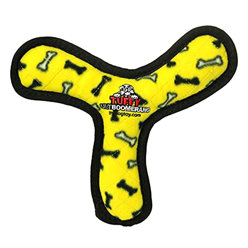 Tuffy's Hundespielzeug Ultimate Boomerang, Knochenmotiv, gelb Tuffy's Hundespielzeug Ultimate Boomerang, Knochenmotiv, gelb von TUFFY