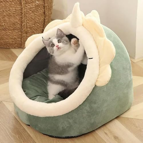 Katzenbett Haus Zwinger Nest Runde Haustiere Schlafhöhle Kätzchenbetten Haustierkorb Gemütliche Kätzchenliege Kissen Katzenhaus Zelt Hundehütte Katzenbett Haus Zwinger Nest Runde Haustiere Schlafhöhle Kätzchenbetten Haustierkorb Gemütliche Kätzchenliege Kissen Katzenhaus Zelt Hundehütte von TUITA