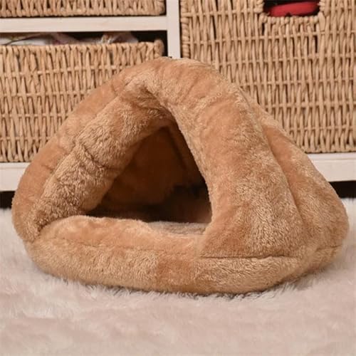 Katzenbetten, dreieckiges Haustiernest, Haustier-Hundekatzenhöhle, Iglu-Bettkorb, Haus, Kätzchen, weich, gemütlich, Innenkissen, Zwinger Katzenbetten, dreieckiges Haustiernest, Haustier-Hundekatzenhöhle, Iglu-Bettkorb, Haus, Kätzchen, weich, gemütlich, Innenkissen, Zwinger von TUITA