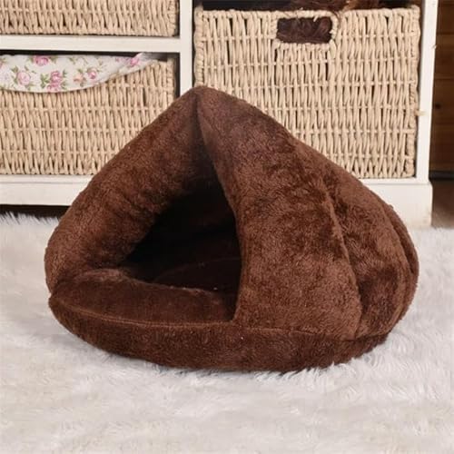 Katzenbetten, dreieckiges Haustiernest, Haustier-Hundekatzenhöhle, Iglu-Bettkorb, Haus, Kätzchen, weich, gemütlich, Innenkissen, Zwinger Katzenbetten, dreieckiges Haustiernest, Haustier-Hundekatzenhöhle, Iglu-Bettkorb, Haus, Kätzchen, weich, gemütlich, Innenkissen, Zwinger von TUITA