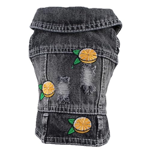 TUITA Hunde-Jeansjacke, blaues Welpen-Jeans-T-Shirt, waschbare Haustier-Hundekleidung, Coole Kleidung für kleine mittelgroße Hunde, Cowboy-Weste, Katzen-Kleidung TUITA Hunde-Jeansjacke, blaues Welpen-Jeans-T-Shirt, waschbare Haustier-Hundekleidung, Coole Kleidung für kleine mittelgroße Hunde, Cowboy-Weste, Katzen-Kleidung von inoin