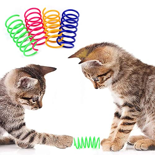 TUKNN Katzenspielzeug, Spirale, Interaktives Katzenspielzeug, 4PCS, Rot, Grün, Blau, Gelb, Für Katzen, Kätzchen, Haustiere TUKNN Katzenspielzeug, Spirale, Interaktives Katzenspielzeug, 4PCS, Rot, Grün, Blau, Gelb, Für Katzen, Kätzchen, Haustiere von TUKNN