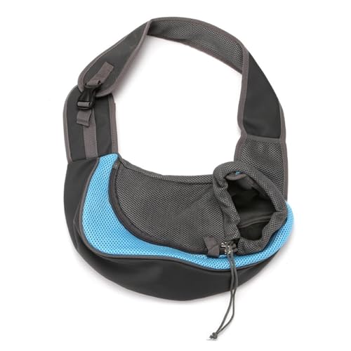 Tragetasche Hund,Hundetragetasche Haustier Welpen Hundeträger Outdoor Travel Umhängetasche Mesh Oxford Comfort Sling Handtasche Tote Pouch for kleine Rassen Hunde Liefert(2,Small-Length 31cm) von TUOYDJA