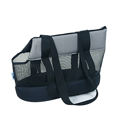 Tragetasche Hund,Hundetragetasche Hundetasche Haustier Hundeträger gemütliche weiche Katze Trägerbeutel Welpen Handtasche Outdoor Reise Hund Taschen Plüsch Schulter Tragetaschen(2) von TUOYDJA