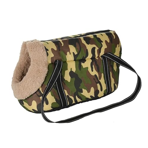 Tragetasche Hund,Hundetragetasche Weiche Haustier Kleine Hunde Trägerbeutel Hund Rucksack Welpen Katze Umhängetaschen Outdoor Reiseschlinge for Chihuahua Pet Produkte(White,40 x 18 x 20 cm) von TUOYDJA