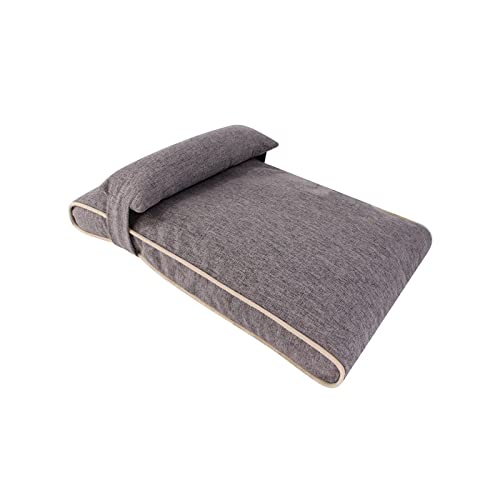 Hunde Bett Für Vier Jahreszeiten, Sommerliches Kühles Nestsofa, Abnehmbares Und Waschbares Kissen, Großer Hund, Hundebett, Golden Retriever-haustierbedarf, Graues Gürtelkissen, Xl: 100 * 72 * 10 Cm Hunde Bett Für Vier Jahreszeiten, Sommerliches Kühles Nestsofa, Abnehmbares Und Waschbares Kissen, Großer Hund, Hundebett, Golden Retriever-haustierbedarf, Graues Gürtelkissen, Xl: 100 * 72 * 10 Cm von TUPMITUPO