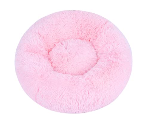 Hunde Bett Katzenbett Hundebett Flauschig Herbst Und Winter, Verdickter Plüsch, Rund, Haustier-nestmatte, Tiefschlaf, Katzennest, Hundenest, Kleine Und Mittlere Hunde, Hellrosa, 40 Cm, 420 G Hunde Bett Katzenbett Hundebett Flauschig Herbst Und Winter, Verdickter Plüsch, Rund, Haustier-nestmatte, Tiefschlaf, Katzennest, Hundenest, Kleine Und Mittlere Hunde, Hellrosa, 40 Cm, 420 G von TUPMITUPO