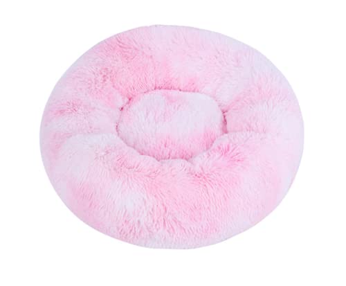 Hunde Bett Katzenbett Hundebett Flauschig Herbst Und Winter, Verdickter Plüsch, Rund, Haustier-nestmatte, Tiefschlaf, Katzennest, Hundenest, Kleine Und Mittlere Hunde, Tie Dye Pink, 120 Cm, 2700 G Hunde Bett Katzenbett Hundebett Flauschig Herbst Und Winter, Verdickter Plüsch, Rund, Haustier-nestmatte, Tiefschlaf, Katzennest, Hundenest, Kleine Und Mittlere Hunde, Tie Dye Pink, 120 Cm, 2700 G von TUPMITUPO