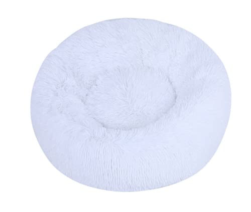 Hunde Bett Katzenbett Hundebett Flauschig Hundehütte, Katzenhütte, Runde Haustierhütte Aus Plüsch, Warme Wintermatte, Hundematte, Hundebett, Haustierbett, Heimtierbedarf, Weiß, 120 Cm【2700 G】 Hunde Bett Katzenbett Hundebett Flauschig Hundehütte, Katzenhütte, Runde Haustierhütte Aus Plüsch, Warme Wintermatte, Hundematte, Hundebett, Haustierbett, Heimtierbedarf, Weiß, 120 Cm【2700 G】 von TUPMITUPO