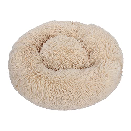 Hunde Bett Katzenbett Hundebett Flauschig Winterwarme Hundehütte Plüschtierhütte Vier Jahreszeiten Erhältlich Teddy Hundehütte Matratze Katzenhütte Heimtierbedarf, Beige, 35 Breite * 20 Höhe Cm von TUPMITUPO