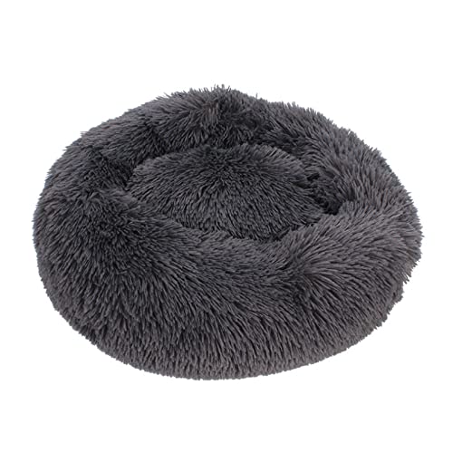 Hunde Bett Katzenbett Hundebett Flauschig Winterwarme Hundehütte Plüschtierhütte Vier Jahreszeiten Erhältlich Teddy Hundehütte Matratze Katzenhütte Heimtierbedarf, Dunkelgrau, 120 Breite * 20 Höhe Cm von TUPMITUPO