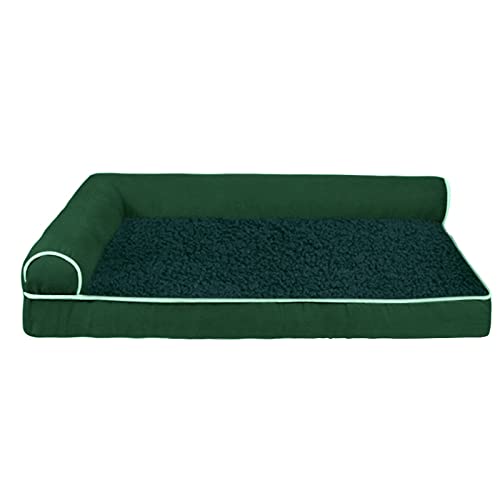 Hunde Bett Warme Hundehütte Im Winter, Haustierhütte, Kleine, Mittlere Und Große Hundematte, Vier Jahreszeiten, Universelle Sofahütte, Katzenhüttenmatte, Hundebett, Dunkelgrün, L75x50x12(cm)800g Hunde Bett Warme Hundehütte Im Winter, Haustierhütte, Kleine, Mittlere Und Große Hundematte, Vier Jahreszeiten, Universelle Sofahütte, Katzenhüttenmatte, Hundebett, Dunkelgrün, L75x50x12(cm)800g von TUPMITUPO