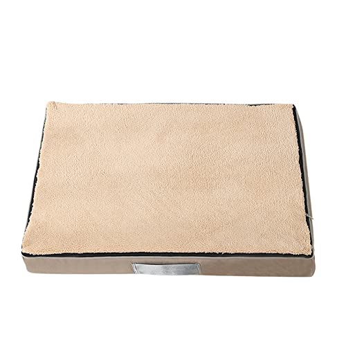 Memory Foam Haustiermatte Zwinger Haustiernest Teddy Golden Retriever Herbst Und Winter Wasserdichte Matte Vollständig Abnehmbare Und Waschbare Hundebett-katzenmatte, Khaki, 120 X 75 X 10 Cm Memory Foam Haustiermatte Zwinger Haustiernest Teddy Golden Retriever Herbst Und Winter Wasserdichte Matte Vollständig Abnehmbare Und Waschbare Hundebett-katzenmatte, Khaki, 120 X 75 X 10 Cm von TUPMITUPO