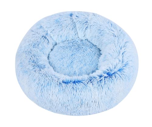 TUPMITUPO Hunde Bett Katzenbett Herbst Und Winter, Verdickter Plüsch, Rund, Haustier-nestmatte, Tiefschlaf, Katzennest, Hundenest, Kleine Und Mittelgroße Hunde, Farbverlauf Blau, 40 cm, 420 G TUPMITUPO Hunde Bett Katzenbett Herbst Und Winter, Verdickter Plüsch, Rund, Haustier-nestmatte, Tiefschlaf, Katzennest, Hundenest, Kleine Und Mittelgroße Hunde, Farbverlauf Blau, 40 cm, 420 G von TUPMITUPO