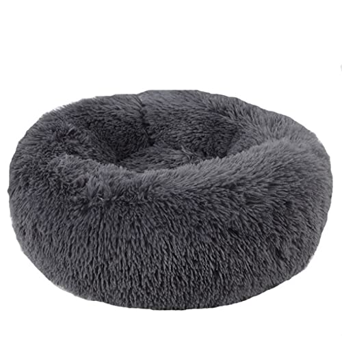 TUPMITUPO Hunde Bett Katzenbett Hundebett Flauschig Abnehmbare Und Waschbare Four Seasons Pet Kennel Cat Mat Warm Cat Semi-Closed Zipper Pet Mat, Dunkelgrau, Durchmesser 90 X Höhe 26 TUPMITUPO Hunde Bett Katzenbett Hundebett Flauschig Abnehmbare Und Waschbare Four Seasons Pet Kennel Cat Mat Warm Cat Semi-Closed Zipper Pet Mat, Dunkelgrau, Durchmesser 90 X Höhe 26 von TUPMITUPO