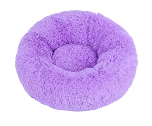 TUPMITUPO Hunde Bett Katzenbett Hundebett Flauschig Hundehütte, Katzenhütte, Plüsch Runde Haustierhütte, Winter Warme Matte, Hundematte, Hundebett, Haustierbett, Heimtierbedarf, Hellbraun, 40cm【420g】 von TUPMITUPO