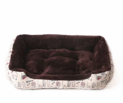 TUPMITUPO Hunde Bett Katzenbett Hundebett Flauschig Hundehütte, Warmer Winter, Dickes Arktis-Fleece, Haustiernest, Teddy, Golden Retriever, Kleine, Mittlere Und Große Hundematratze, Braun, 45 cm TUPMITUPO Hunde Bett Katzenbett Hundebett Flauschig Hundehütte, Warmer Winter, Dickes Arktis-Fleece, Haustiernest, Teddy, Golden Retriever, Kleine, Mittlere Und Große Hundematratze, Braun, 45 cm von TUPMITUPO